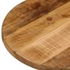 Vidaxl Blat Stołu, 100X50X3,8 Cm, Owalny, Surowe Drewno Mango