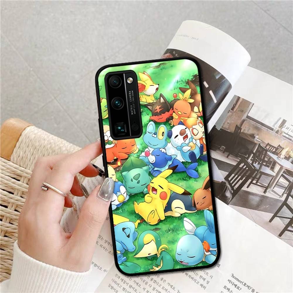 Cartoon P-Pokemones Cute Phone Case For Huawei Honor 10 Lite 9 20 7A 9X 30 50 60 70 Pro Plus Soft Silicone Cover