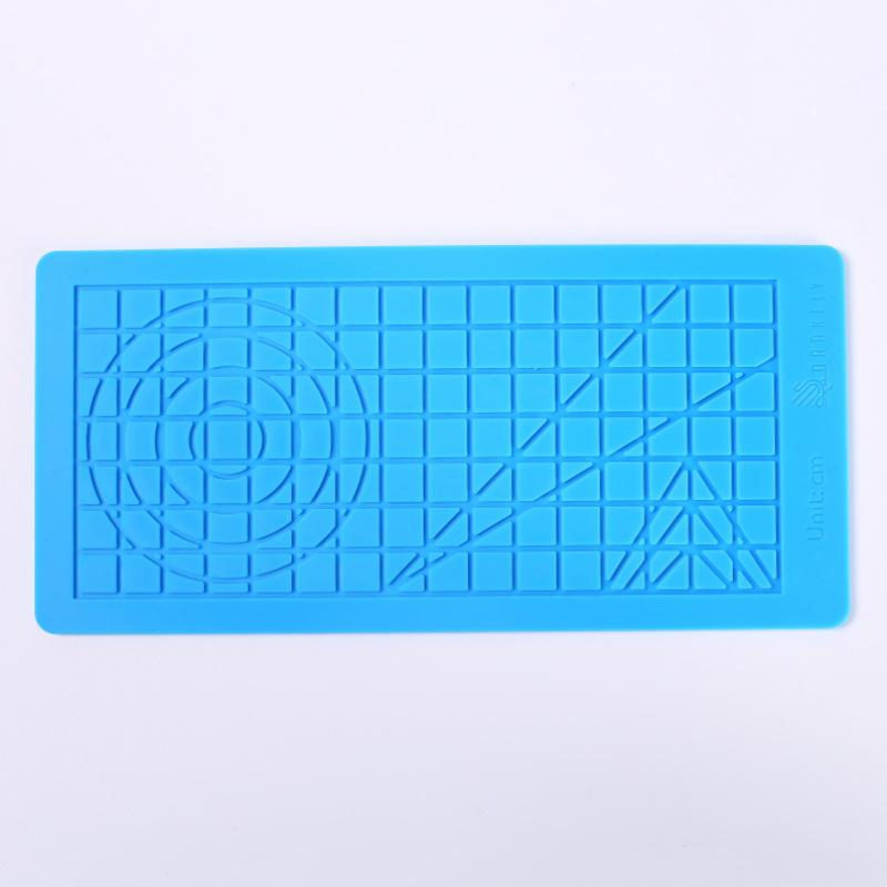 3D Baskı Kalemi Silikon Mat Kendin Yap 2 Parmak Koruyucu ile Şablon Çizim Aracı Silikon Ped Çocuklar Yetişkinler İçin Çizim Araçları