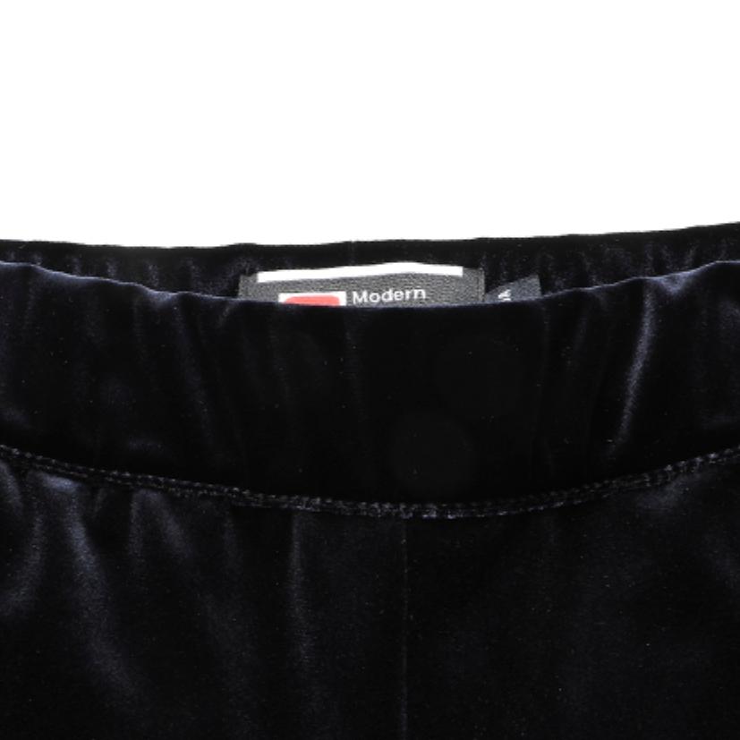 FILA Side Color Block Knitted Loose Retro Casual Long Pants Women bottoms Legendary-Blue F11W141602F-NV