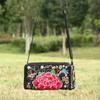 Yogodlns Taška přes rameno v etnickém stylu Yunnan Vyšívaná květinová taška Plátěná taška Volný čas Jednoduchá dámská třívrstvá taška přes rameno