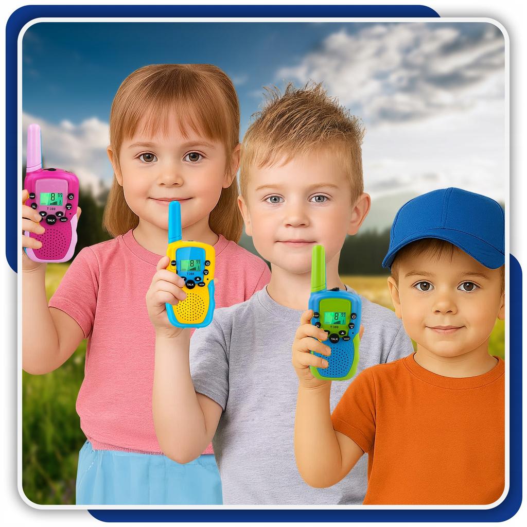 [PACZA] Walkie Talkie Set for Kids 3 Pieces Z3322