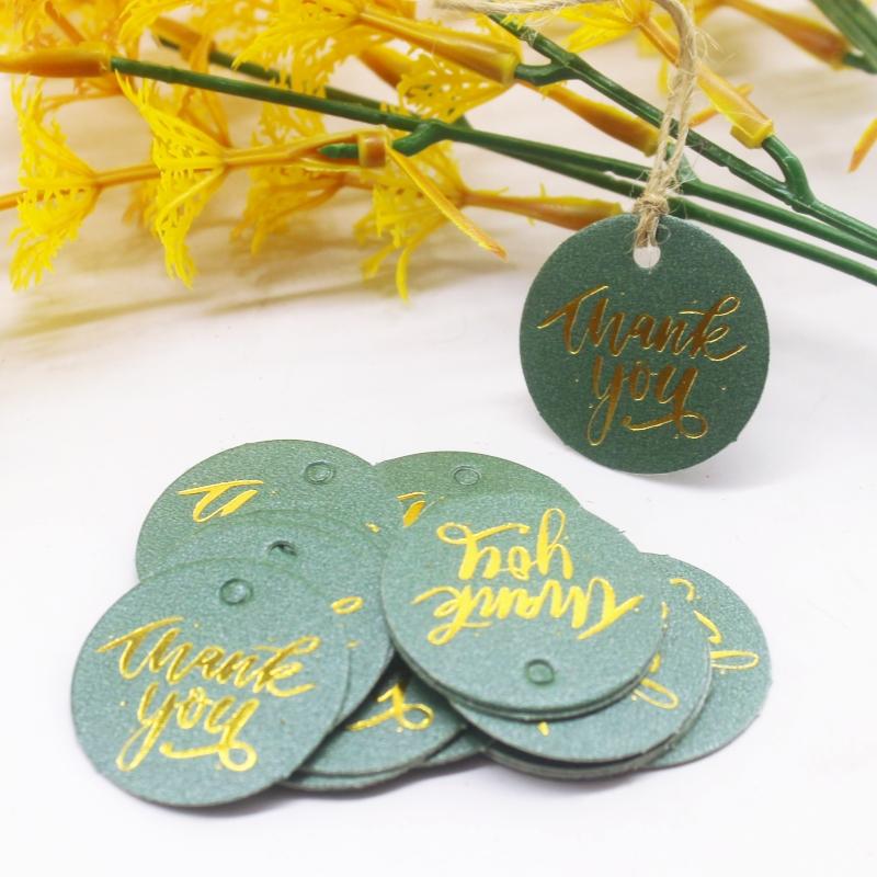 3cm round100TAG+ 20M STIRNG THANK YOU GIFTS TAG MERRY CHRISTMAS GIFTS TAG