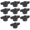 Complete Drum Set Cymbal Stabilizer Screw Set Includes Anti Shock Plastic Mounts and Noise Reducing Multilayer Felt Pads