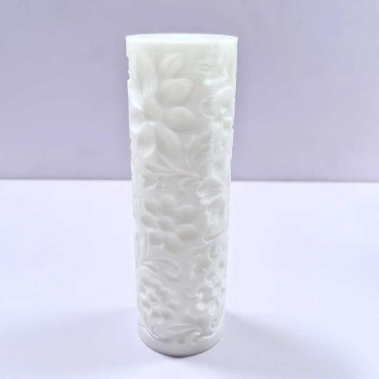 1/2Pcs Textured Roller Brush 3D Printed PLA Material Smooth Finish Paint Roller Floral Vine Pattern Decorative Painting Tool