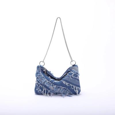 Blue Denim Bag Tassel Bag Chain Strap Designer Bags for Women Shoulder Bags Crossbody Bags for Women Purse and Handbags
