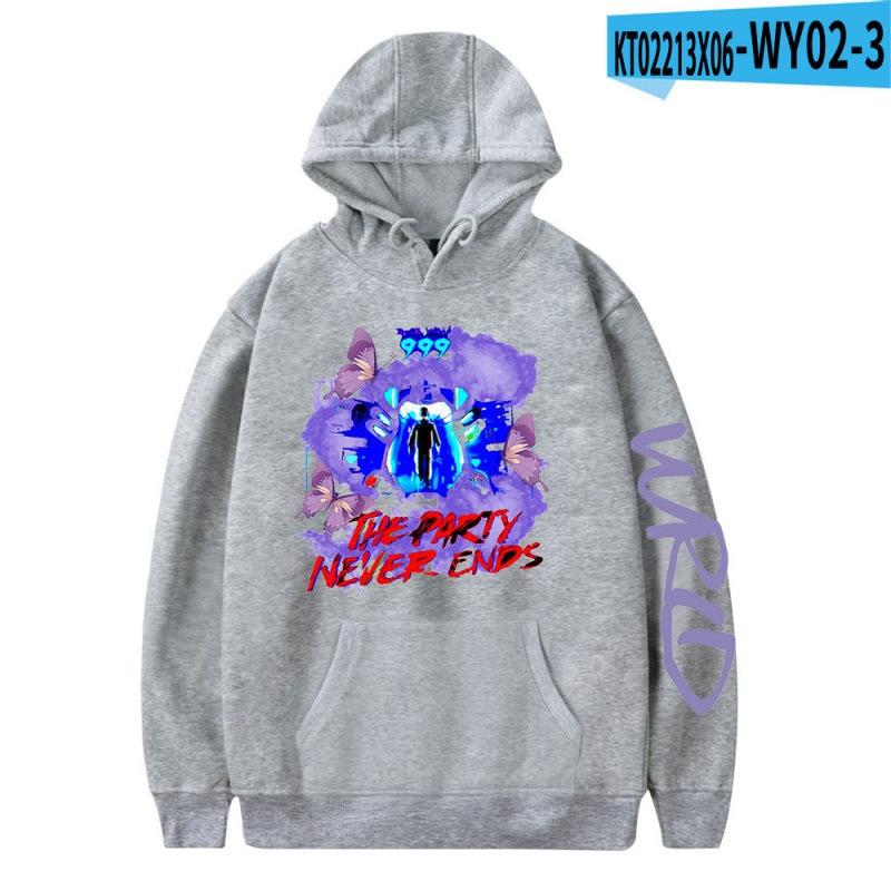 

Streetwear Hip Hop Juice WRLD Men Women Sweatshirts Loose Casual Oversized Y2k Streetwear Hoodie Season Hip Hop Trendy Female Male Clothing XXXL білий