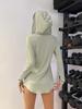 Women's Quick-Dry Yoga Hooded Sweatshirt - Loose Fit, Hip-Covering, Long Sleeve Fitness Top