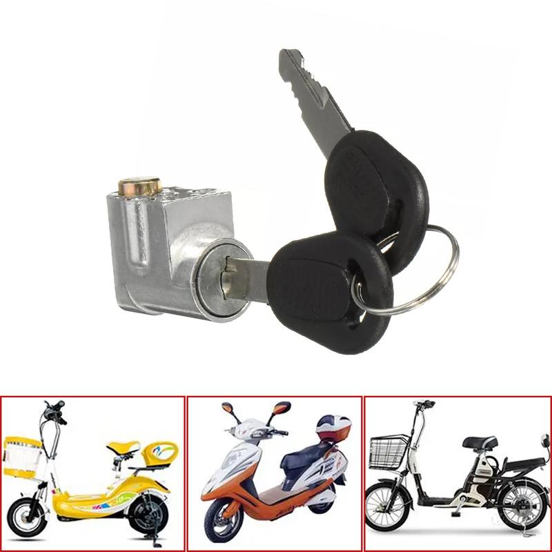 1pc Universal Motorcycle Ignition Switch Lock with 2 Keys Electric Motorcycle ATV Start Key Ignition Lock Motorcycle Accessories