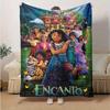 1pc Encanto Movie Poster Inspired Cartoon Blanket, Colorful Home Decorative Throw Blankets for Friends and Family, Perfect Gift for Family R