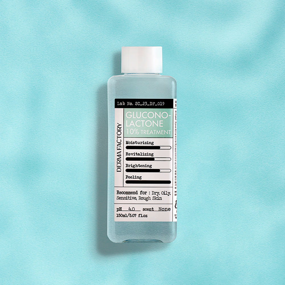 [DermaFactory] Gluconolactone (PHA) 10% Treatment Gentle Exfoliating Skin Treatment 150ml