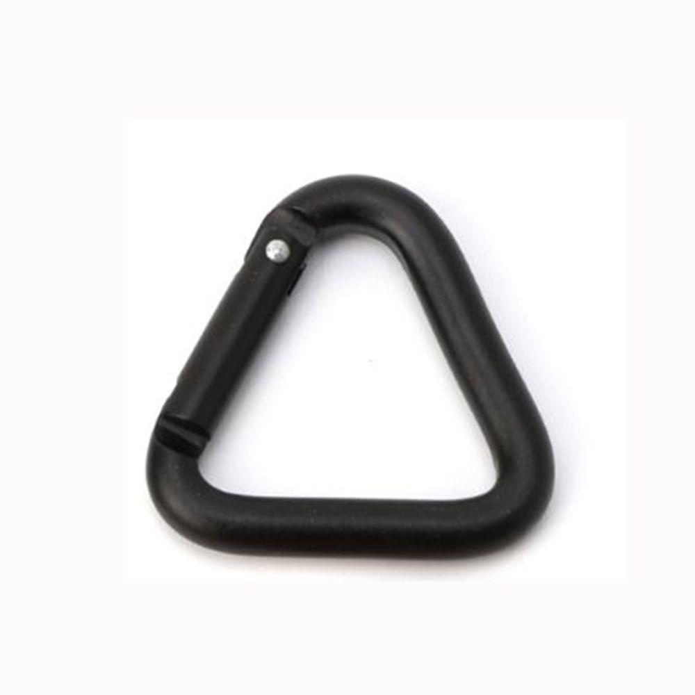 

Snap Кемпинг На открытом воздухе Металлические аксессуары Треугольный крюк Пряжка Брелок Карабин чёрный