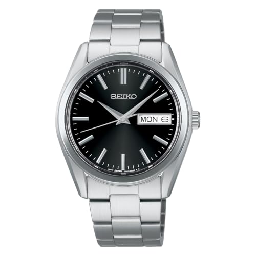 [Seiko Uhr] SELECTION SBTH011 Herren-Quarzuhr, Schwarzes Zifferblatt