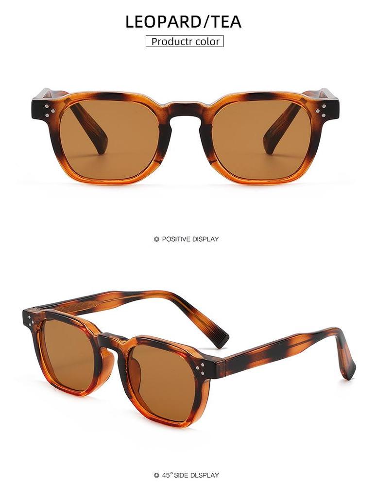Classic Retro Square Frame High-End Sunglasses: Unisex Fashion
