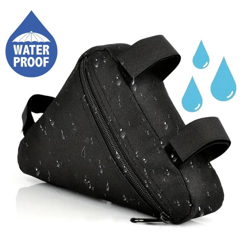 Durability Waterproofed Bike Frame Bag Antslip Base Low Wind Resistance Bag Bike Accessories Storage