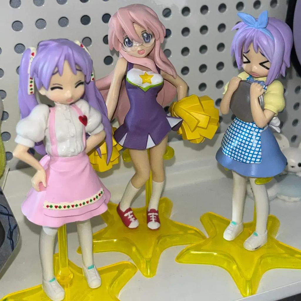 Bandai Lucky Star Figurki Kolekcjonerskie (3 rodzaje) Używany