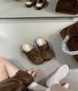 2025 autumn and winter new thick-soled bag head half slippers women's wear fashion one-pedal lazy shoes