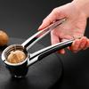 Stainless Steel Manual Nut Cracker Kitchen Gadgets High Quality Walnut Opener 2 Styles with Non-slip Handle for Household