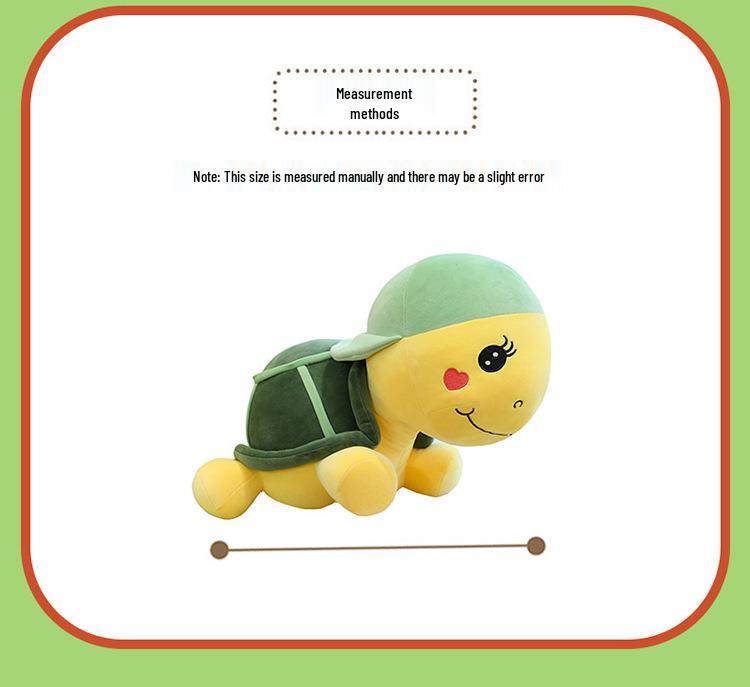 Adorável Tartaruga de Pelúcia com Capuz Almofada Presente