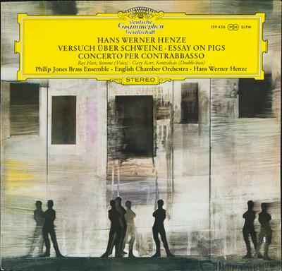 LP Record HANS WERNER HENZE - Essay On Pigs / Concerto Per Contra 139456 Deutsche Grammo 1970 Germany Classical Used