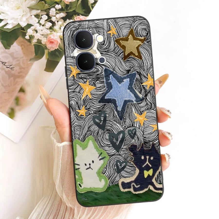 

Case For Vivo Y31d V2543 Cover Bow flower New design Simplicity Soft Silicone Shell For VivoY31d Y51 Pro 5G iQOO Z11x Coque Capa Vivo Y31d 4G