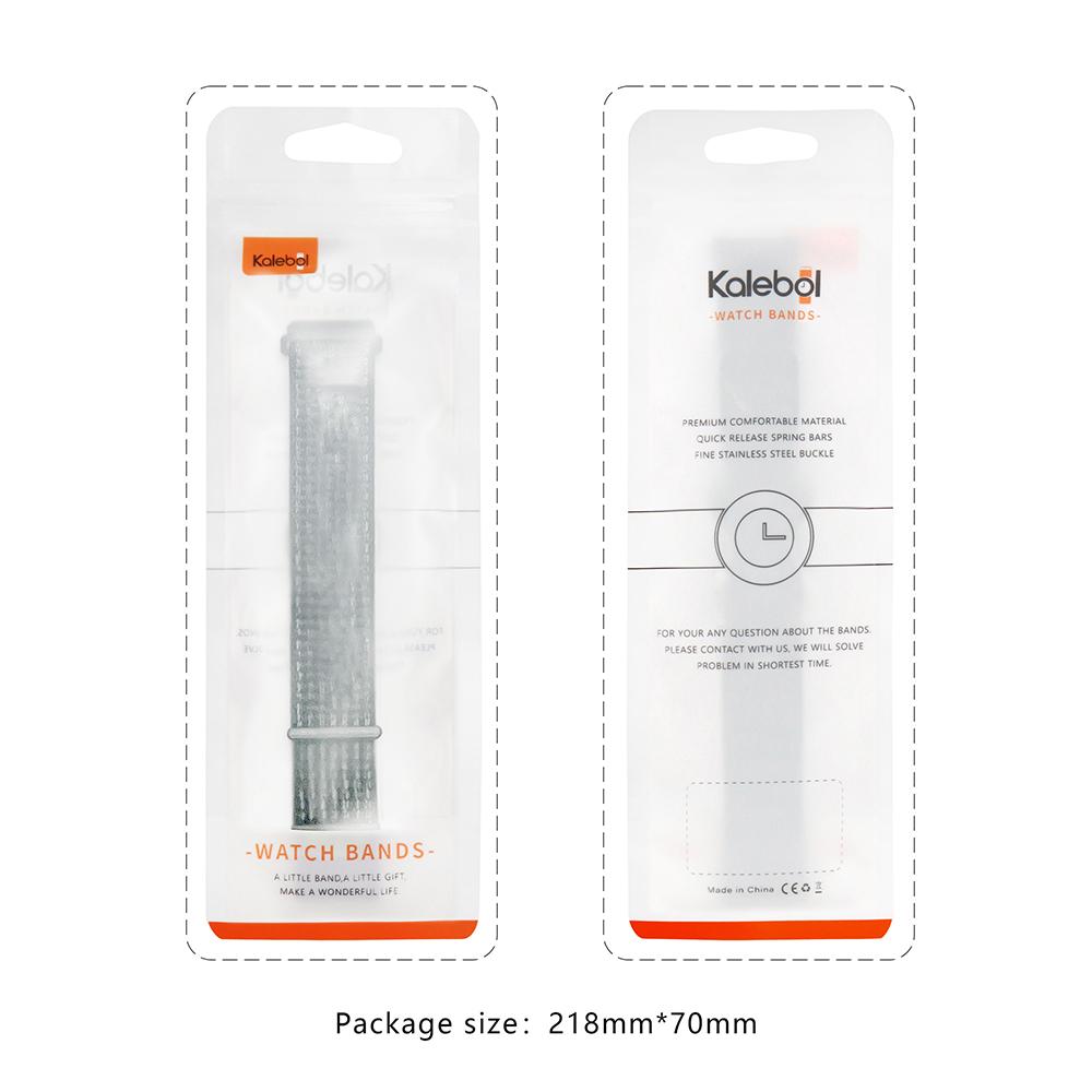KALEBOL KLB-NLHH-001 For Samsung Galaxy Watch3 45mm/Huawei Watch GT4 46mm Watchband 22mm Nylon Wrist Strap