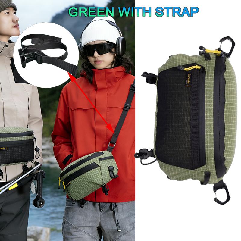 Strap Pack Pouches For Backpack Lightweight Phone Pocket Large Capacity Waterproof Fanny Pack Multi Use Outdoor Bag Easy Access