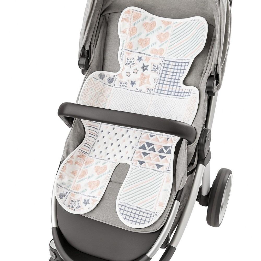 Soft Baby Stroller Cushion Breathable Dining Chair Trolley Mat Pushchair Car Mat  Trolley Mat