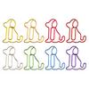 Yousheng 50Pcs Christmas Paper Clips Dog Shape Non-bending Metal Clips Office School Desk Organizing Cards Document Fasteners
