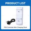 Dual Fast Charger for PS5 Wireless Controller Charging Dock Station Base Stand for Playstation 5 Gamepad Gaming Accessories