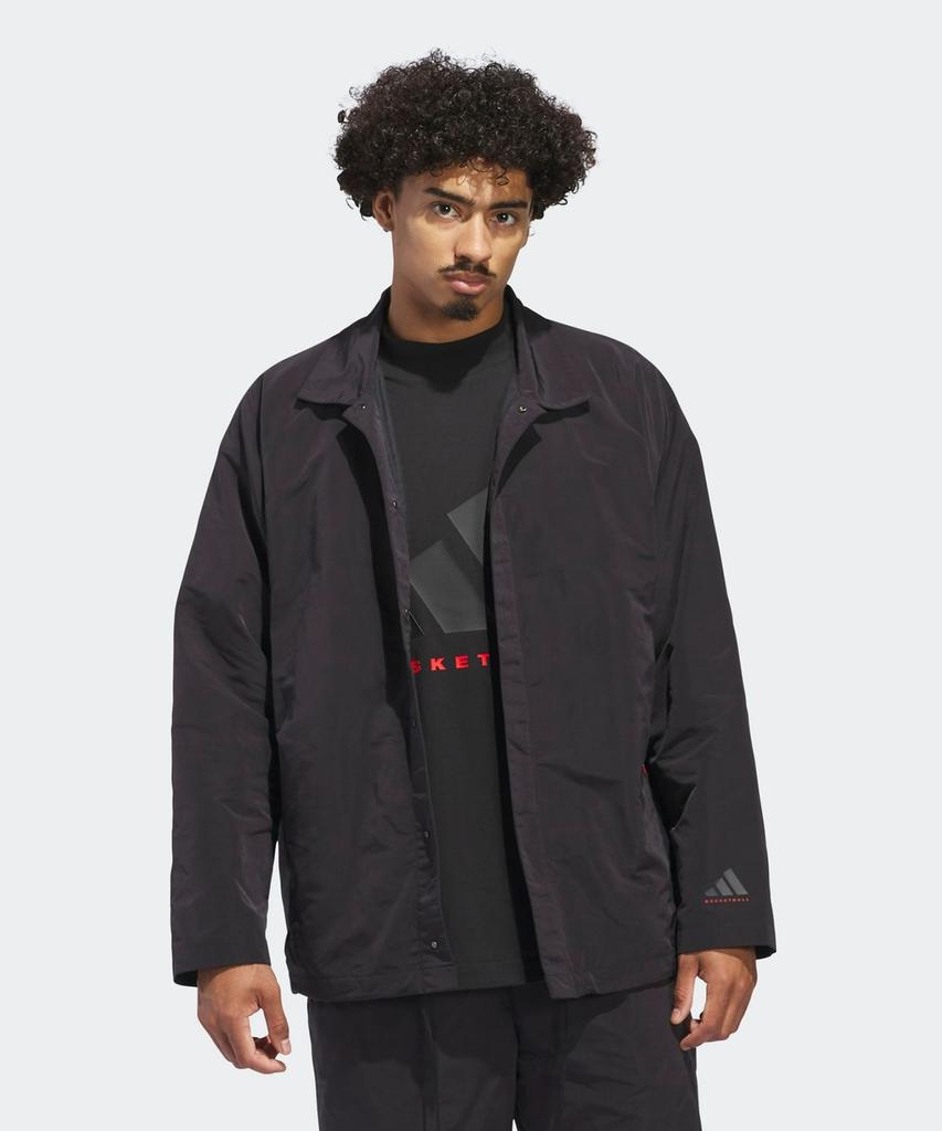 adidas Basketball Coach Jacket - Black / Iw5641