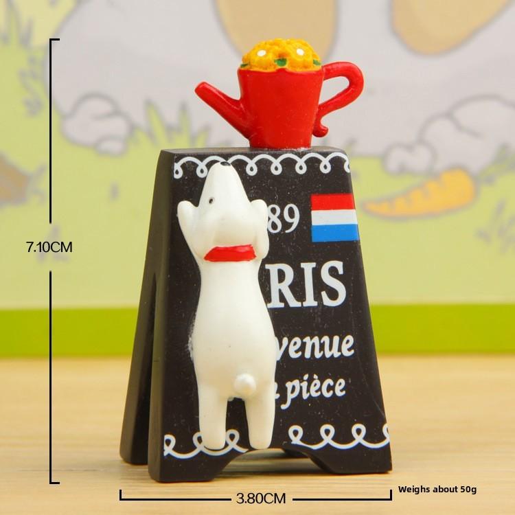 Resin Dog Crawl Billboards Ornament For Garden And Creative Design Landscape