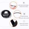 50-Pack 1mm Square Mixed Belt Recorder Recorder Walkman Card Holder DVD Reader Rubber Drive Belt 40-135 Mm