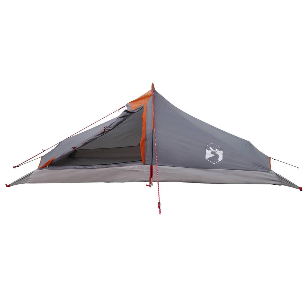 Trekking Tent Gray and Orange 2 Person