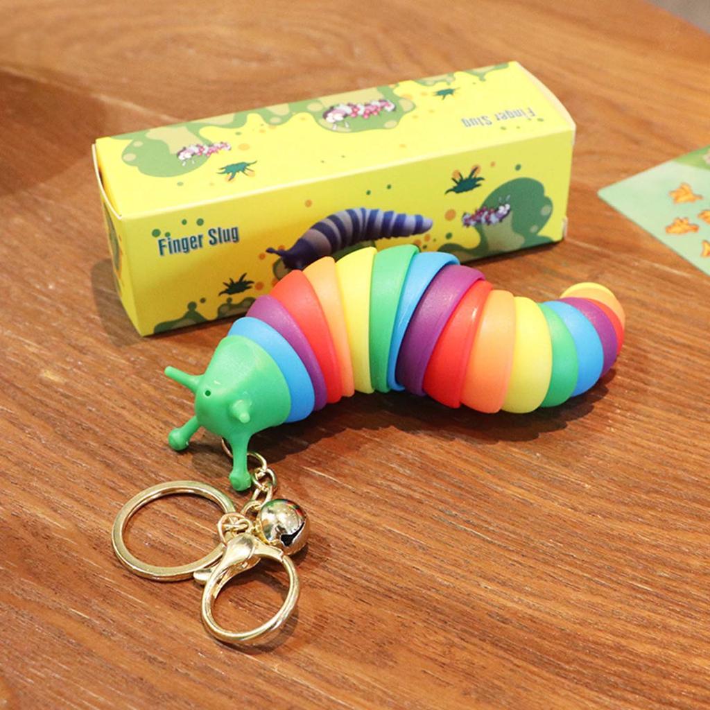 Stress Reliever Toy Fidget Toy Children Adult Slug Puzzle Peristalsis Funny Caterpillars Anti Stress Squishy Toy