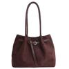 New retro tote bag New large-capacity handbag Women's commuter simple shoulder bag