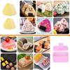 Onigiri Mold, 3 Pack Rice Mold Musubi Maker Kit, Musubi Press Mold, Classic Triangle Rice Ball Mold Maker Sushi Mold for Kid Lunch Bento, Home DIY