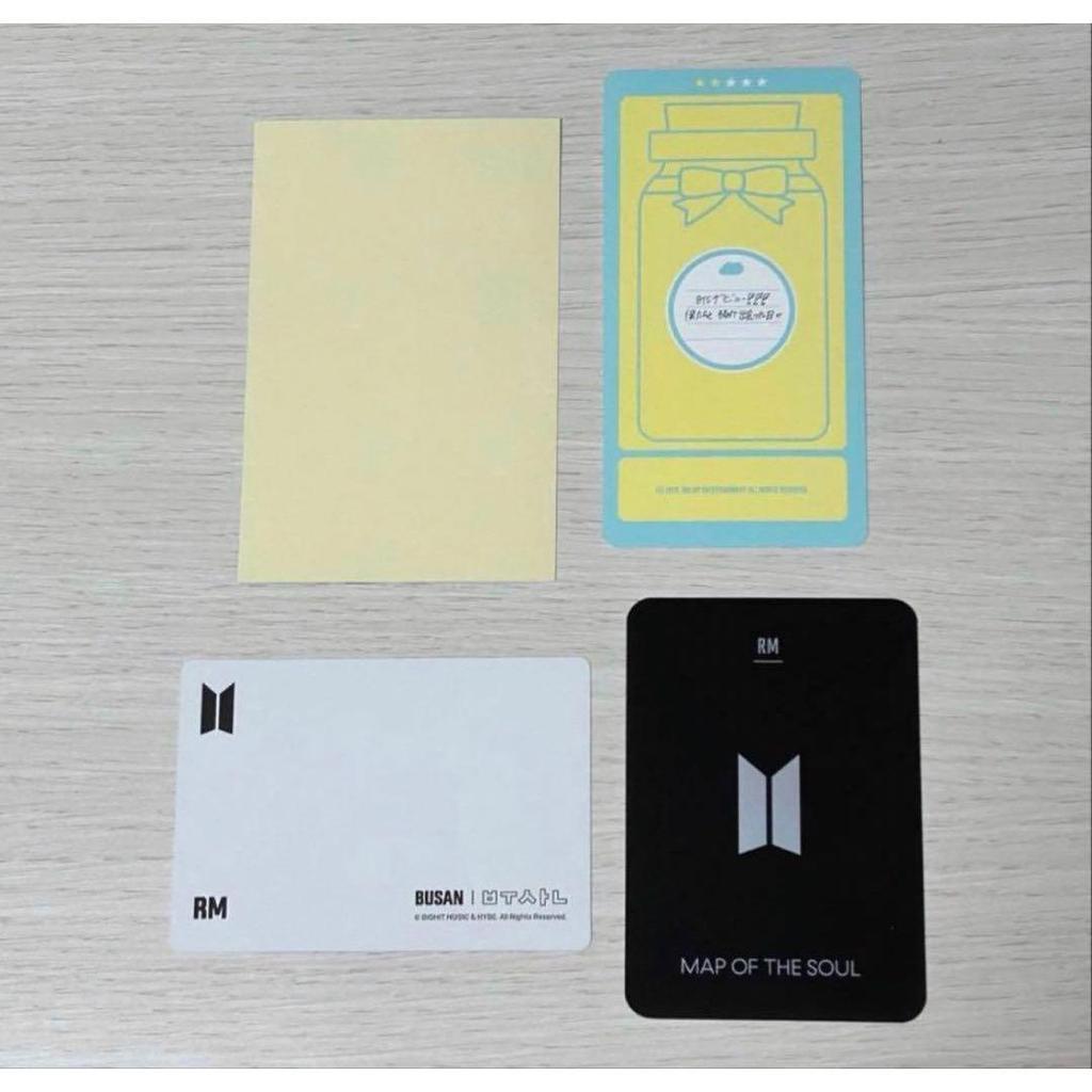 Used RM BTS Happy Ever After Happy Ever Proof Sticker Etc.