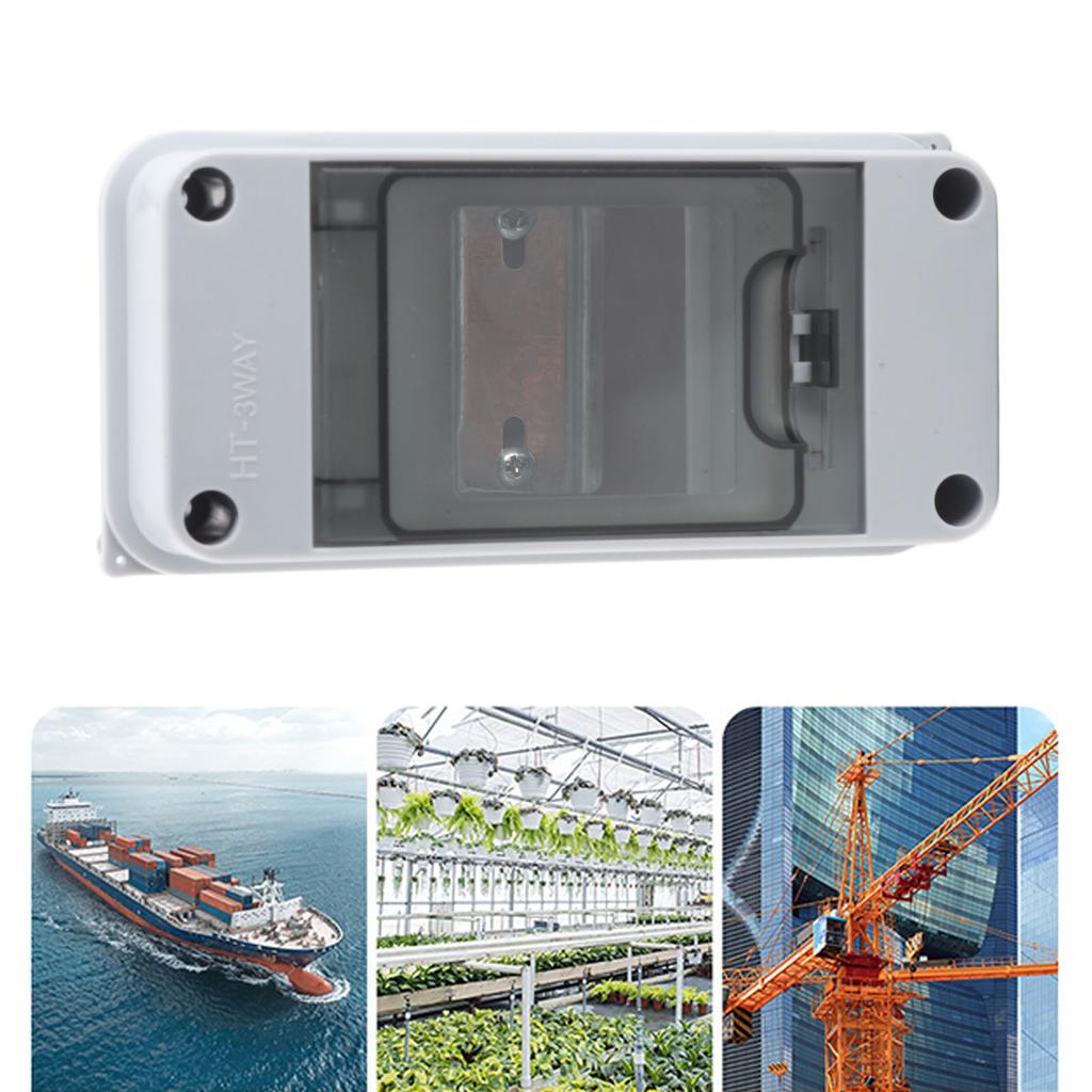 Distribution Protection Box Water Proof Windproof Circuit Breaker Box with Transparent Cover for Construction Machinery