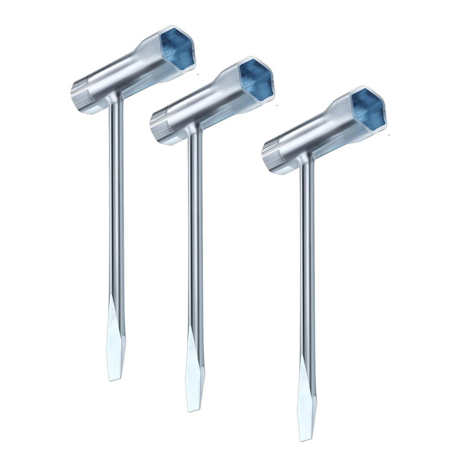 1 шт/3 шт Т-образный гаечный ключ, свечной ключ, гаечный ключ для бензопилы, комбинированная отвертка и гаечный ключ для бензопилы, газонокосилки, кустореза 2