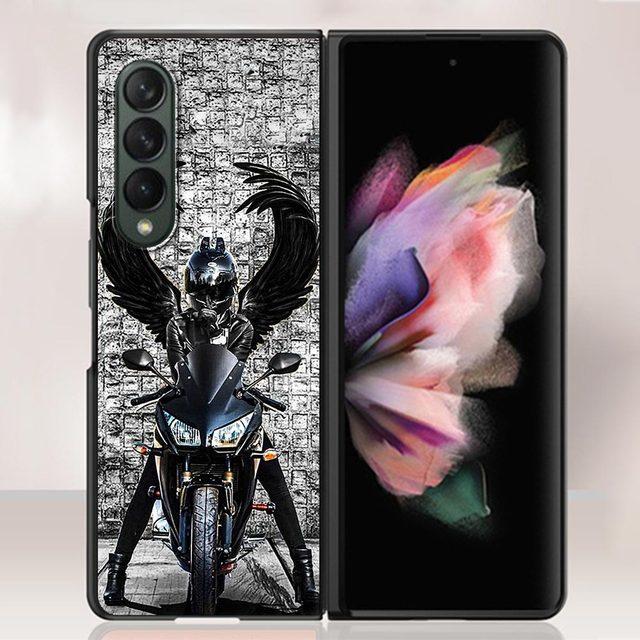 

Чехол для Samsung Galaxy Z Fold3 5g, жесткий тонкий чехол, ультратонкий чехол с защитой от падения для Galaxy Z Fold 3, чехол для мотоциклов, кросс, мотоциклетный спорт Samsung Z Fold3 5G