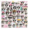 10/30/50 pièces Kawaii Hamster Meme Autocollants Drôles Créatifs Graffiti Autocollant Imperméable Bricolage Skateboard Carnet Téléphone Autocollants Décor