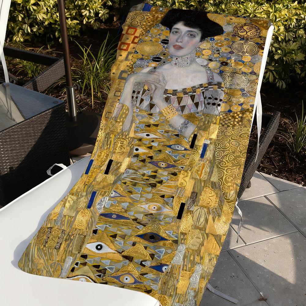 Artist G-Gustav K-Klimt Paintings Towel For Swim Yoga Gym Quick Drying Soft and skin-friendly Beach Towels All-Season