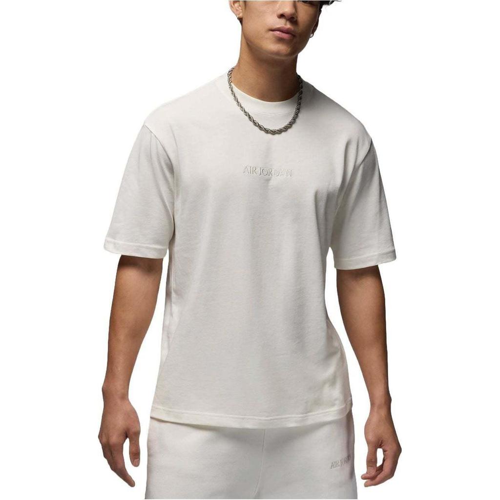 Jordan Wordmark T Shirt Men's White FJ1970-133