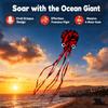 Large Single Line Kite Frameless Soft Animal Kite Durable Outdoor Fun Toy  Beach