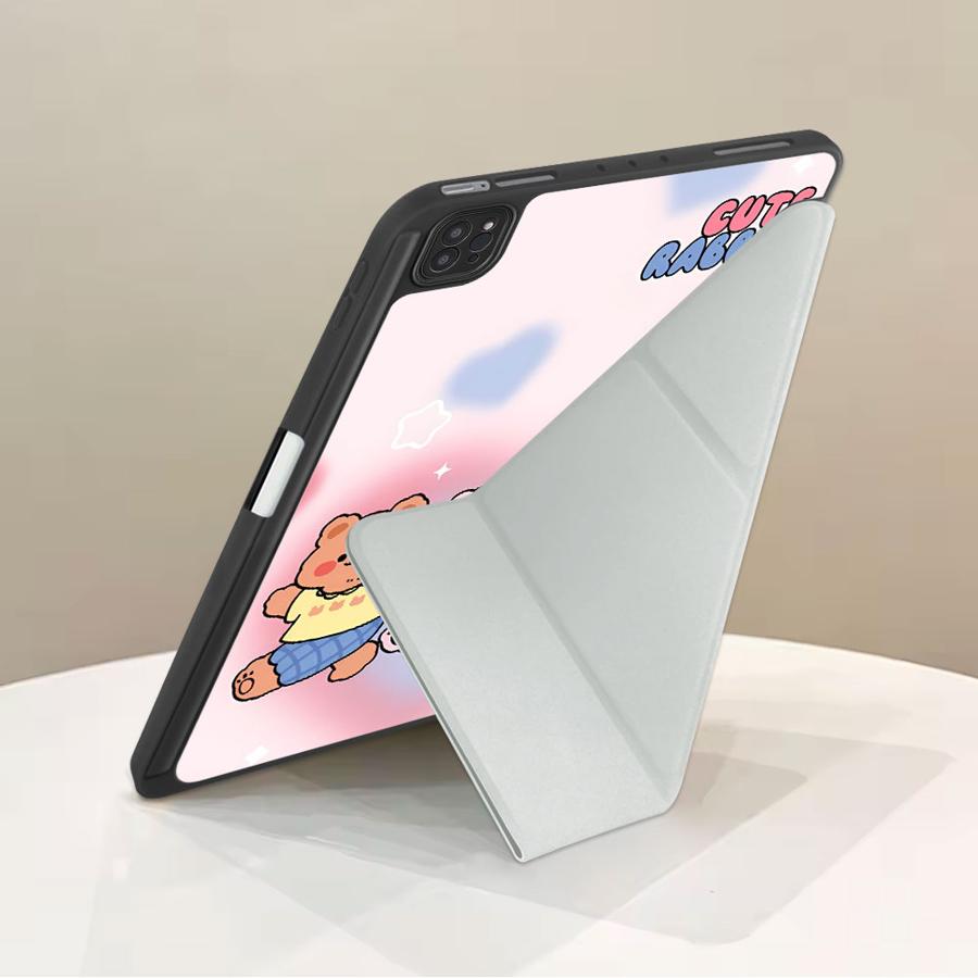 Three Good Friends Tablet Case For iPad Pro 11th 10th 9th 8th 7th 12.9inch Air 4 5 M3 M2 1 2 M4 11inch Pro 2025 Mini 6 7 Holder