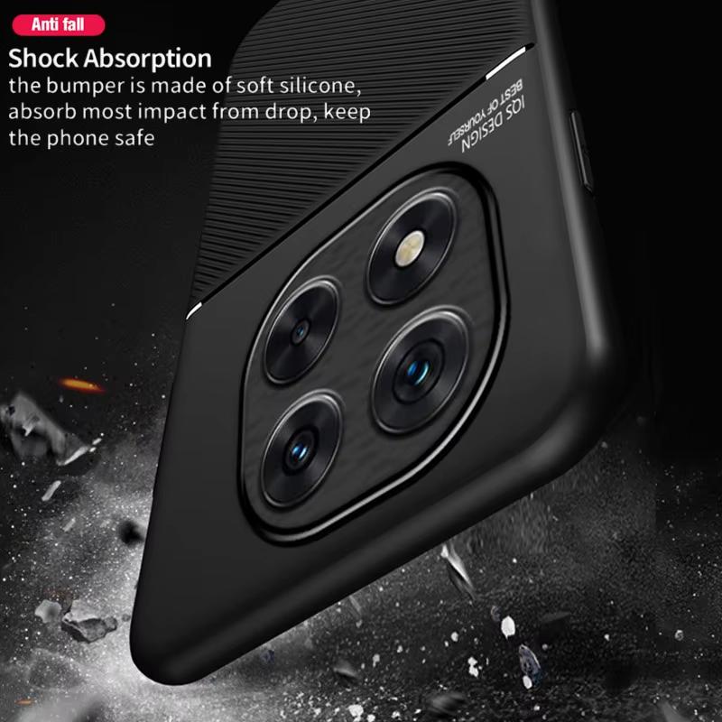UltraThin Leather Magnetic Case For Xiaomi Redmi Note 14 13 12 11 10 9 Pro Plus Redmi Note 12S 11S 10S Matte Texture Phone Cover
