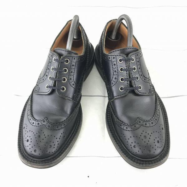 COMME Des GARONS / Junya Watanabe Leather Wingtip Shoes Black /XS / 25.0-26.0cm/(USED)