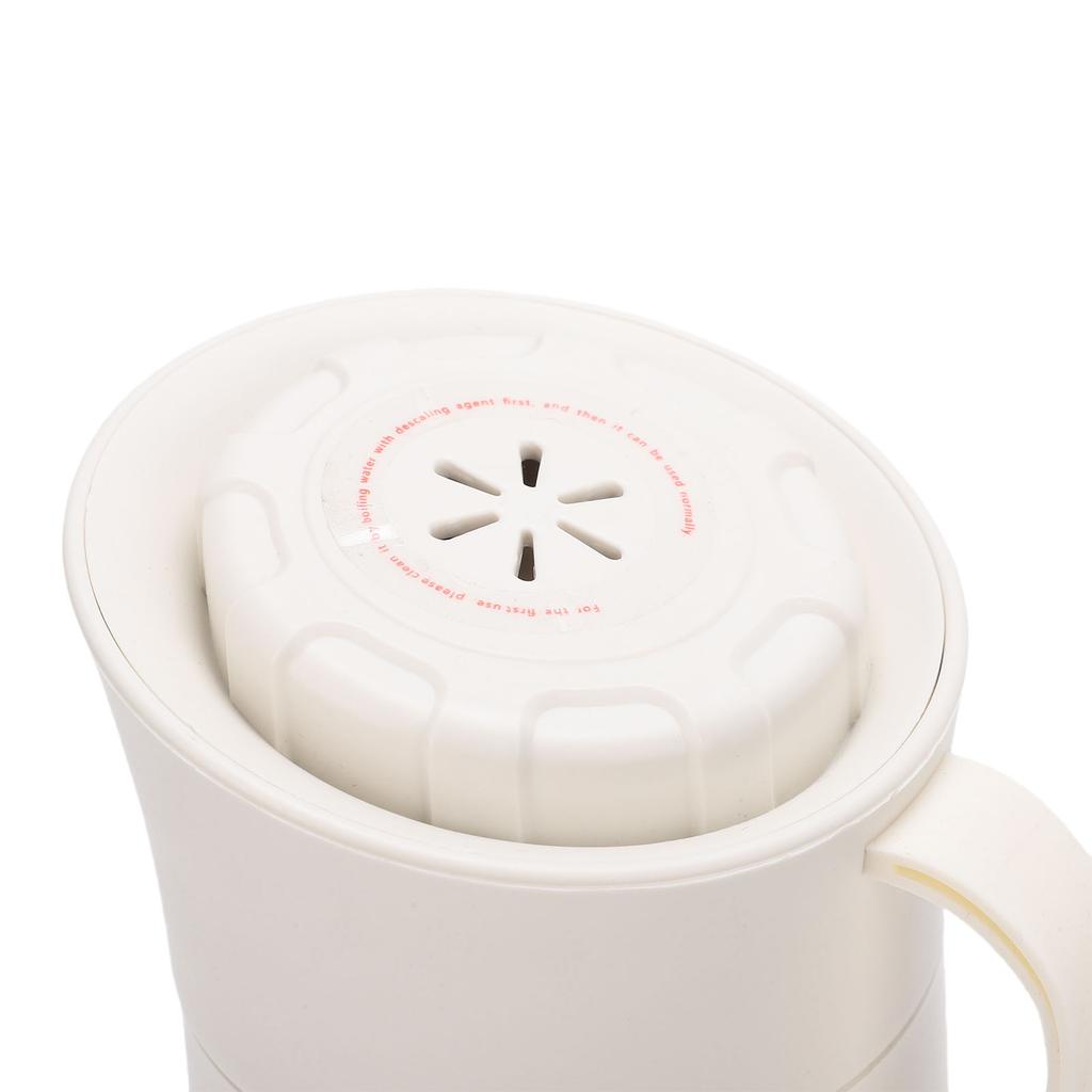 Travel Electric Kettle Double Layer Anti Scald 300W Display Screen 304 Stainless Steel 400ml Portable Water Heater for Camping