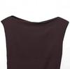 European and American Women's Fashion Slim-Fit Boat Neck Sleeveless Dress